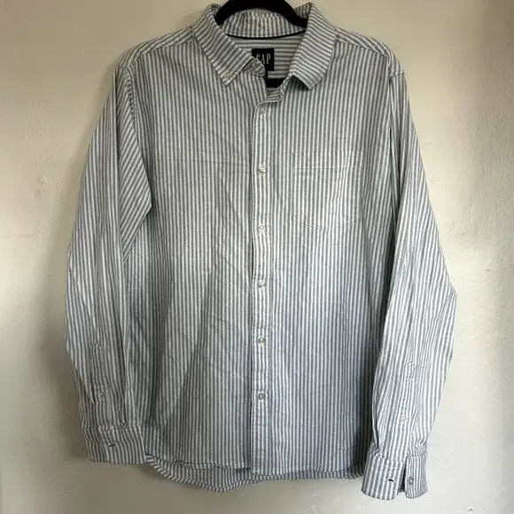 Classic GAP Striped button down shirt - Picture 1 of 4